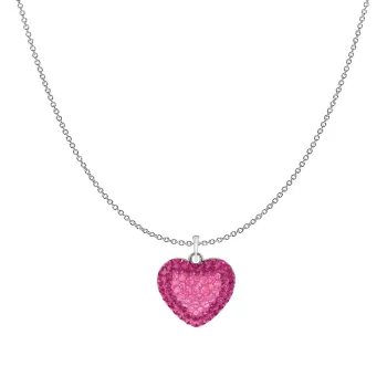 Pave Heart 20mm Pendant...