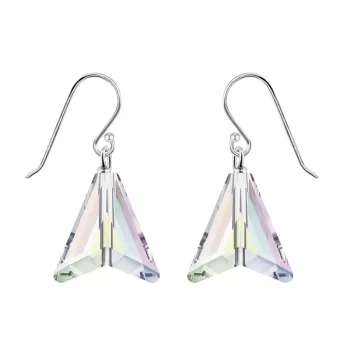 Courage Arrow Hook Earrings Embellished with Austrian Crystals