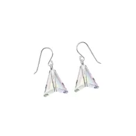 Courage Arrow Hook Earrings Embellished with Austrian Crystals