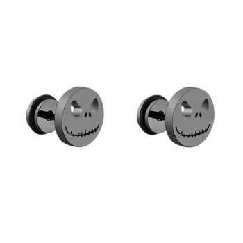 copy of Carbon Black Premium Stainless Steel Hypoallergenic Lightning Screw Back Type Stud Earrings (Made In Japan)