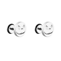 copy of Carbon Black Premium Stainless Steel Hypoallergenic Lightning Screw Back Type Stud Earrings (Made In Japan)