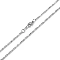 Premium Stainless Steel 316 O Shaped Slim Design 60cm Necklace Chain  (Made in Japan)