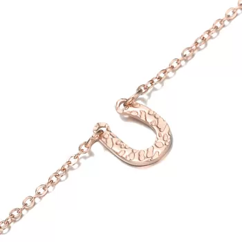 copy of Premium Stainless Steel Lucky Horseshoe Stylish Design Necklace Chain with Extension (Made In Japan)