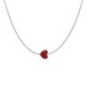 Beautiful Love Bead Steel Choker With Extension Embellished with Premium Grade Austrian Crystal