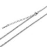 Premium Stainless Steel O shaped design choker chain with extension  (370mm-420mm) (Made in Japan)