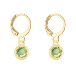 18K Gold Plated Peridot...