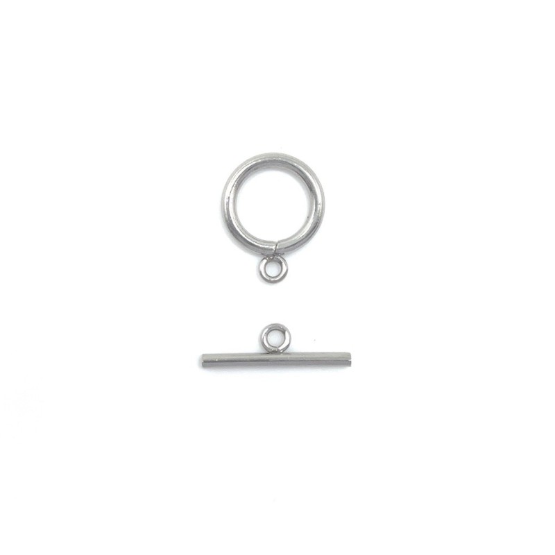 Premium Stainless Steel Hypoallergenic 316 Toggle Clasp Ring (Made In Japan)