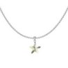 New Star Luminous Green Crystal Pendant Necklace Embellished with Premium Grade Austrian Crystal (Made In Austria)